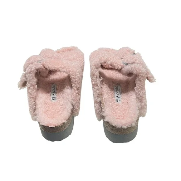 Papillio Birkenstock Barbie Pink Big Buckle Sz 40/US 9 Platform Sandals Portugal - Picture 7 of 12